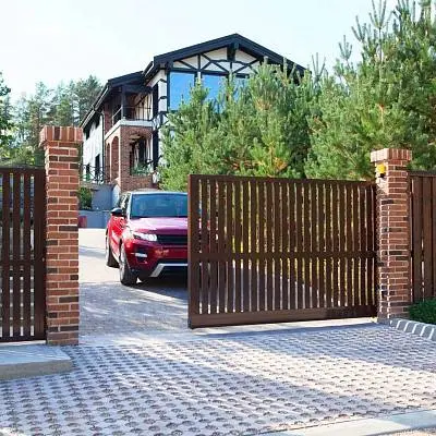 Раздвижные ворота, профиль 37